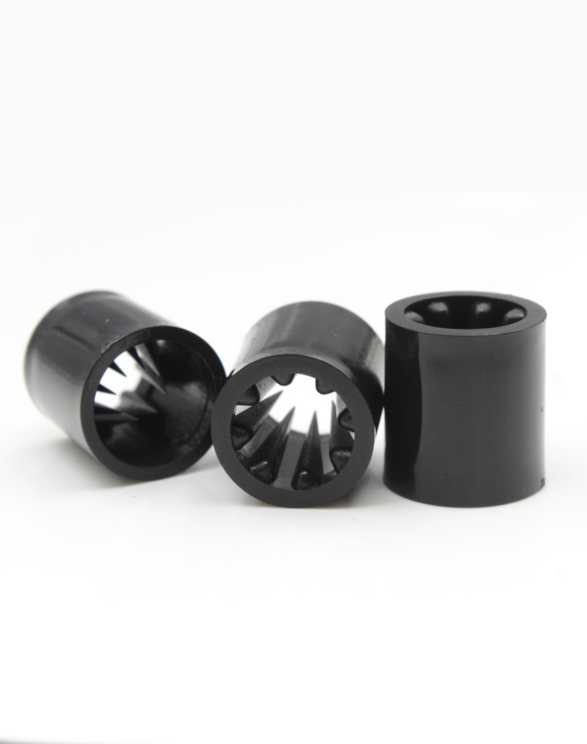 Plastic Silder-One time use-Black Round